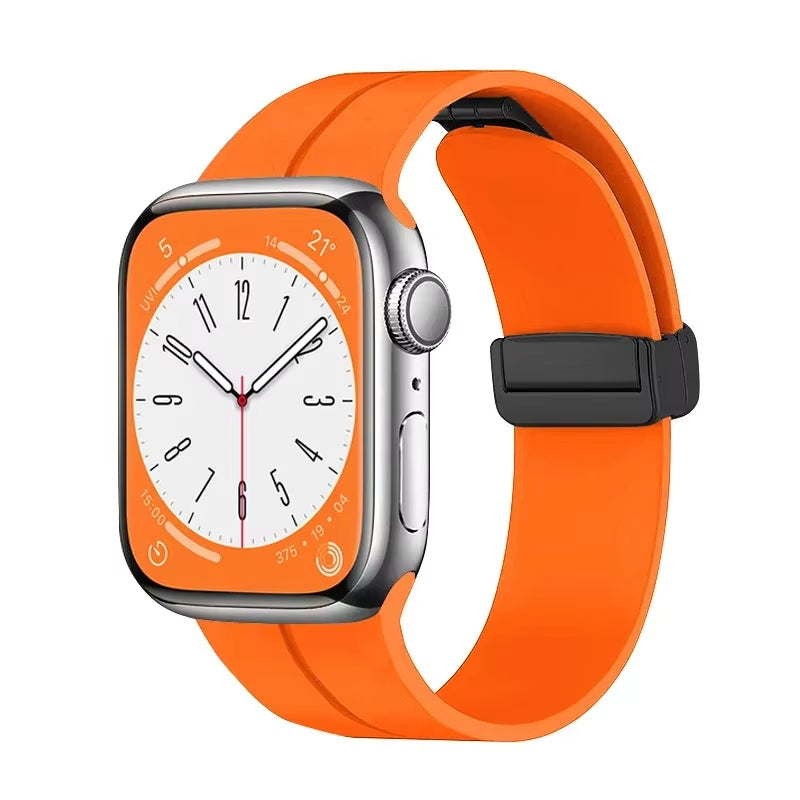 Magnetic Strap for Watch Ultra Band 49Mm 45 Mm Silicone Bracelet Iwatch Series 7 8 Se 6 5 3 44Mm 45Mm 40Mm 41Mm 42Mm 38Mm