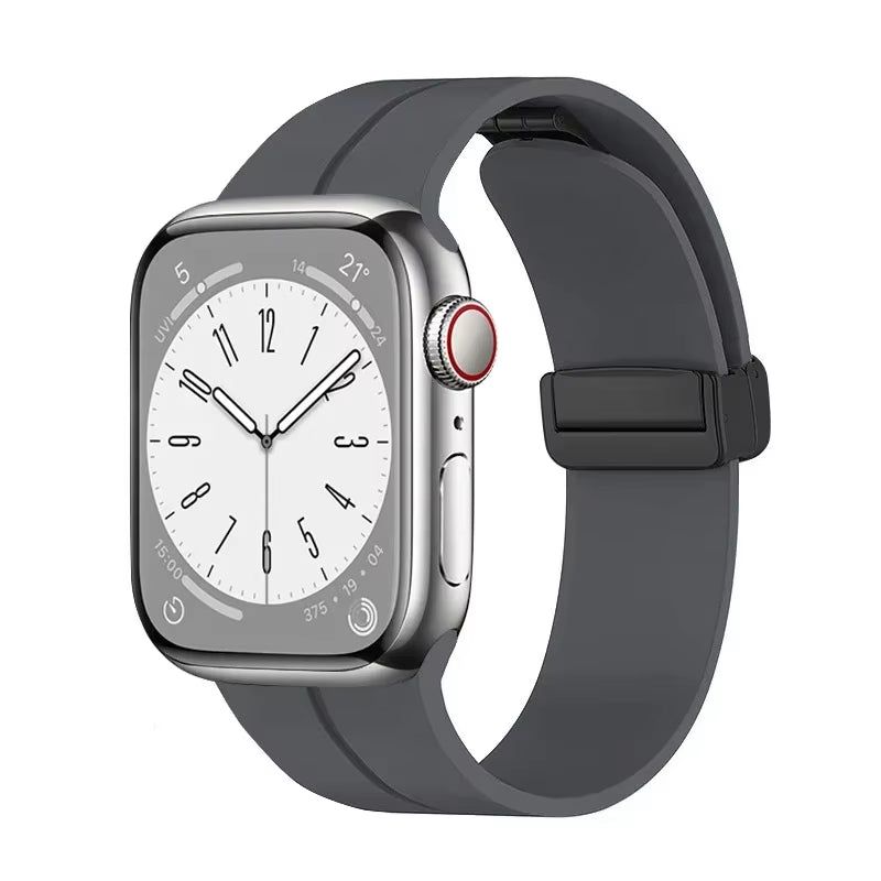 Magnetic Strap for  Watch Ultra Band 49Mm 45 Mm Silicone Bracelet Iwatch Series 7 8 Se 6 5 3 44Mm 45Mm 40Mm 41Mm 42Mm 38Mm