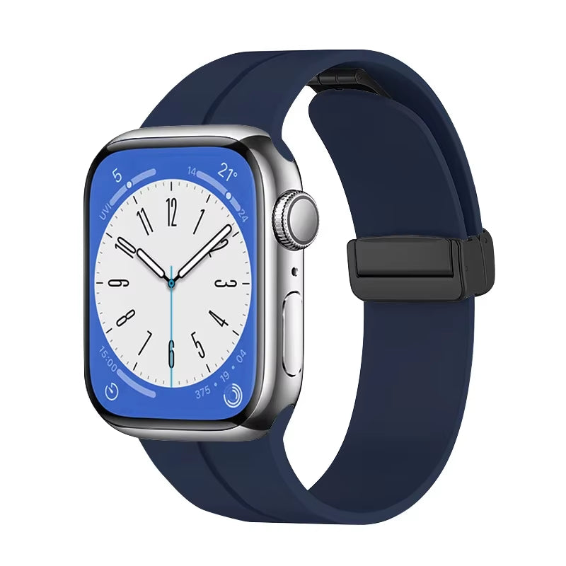 Magnetic Strap for  Watch Ultra Band 49Mm 45 Mm Silicone Bracelet Iwatch Series 7 8 Se 6 5 3 44Mm 45Mm 40Mm 41Mm 42Mm 38Mm